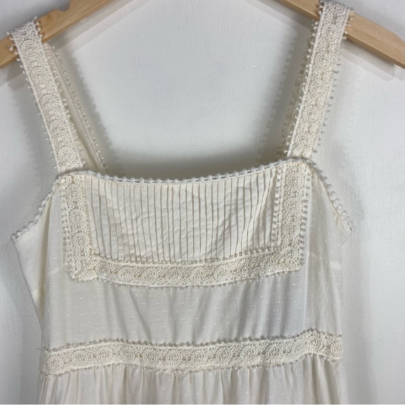Matilda Jane Dancing On Clouds Tiered Sleeveless Mini Dress Prairie Cream 10 NWT - Picture 2 of 4